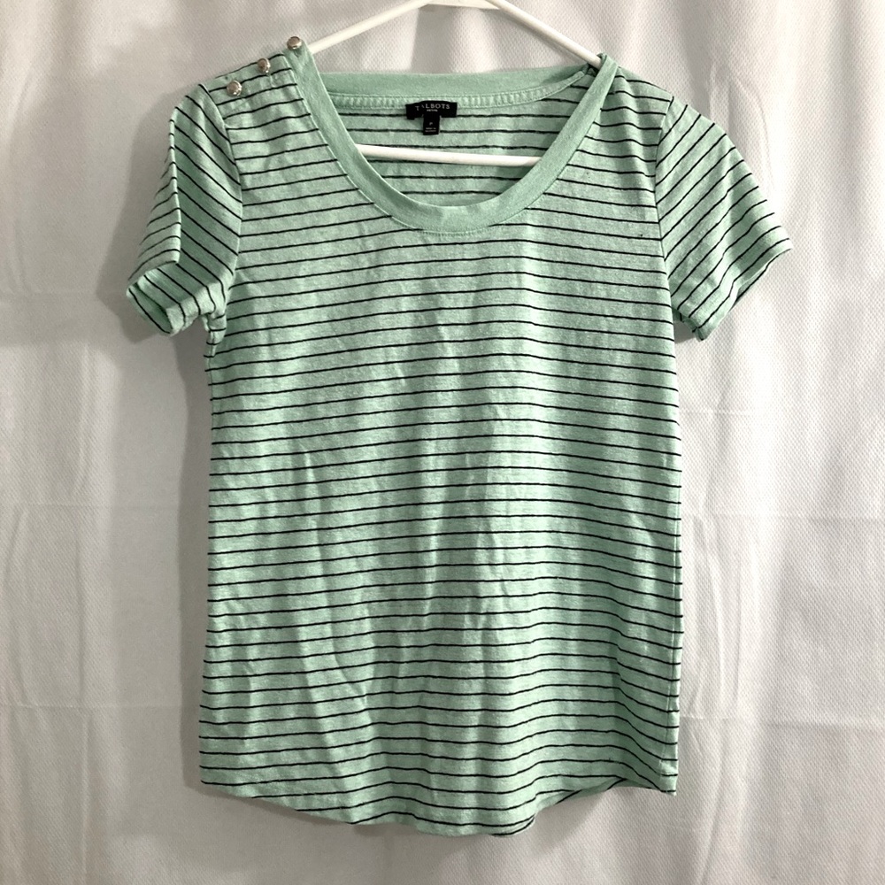 Talbots Linen Blend Top, Nice!
